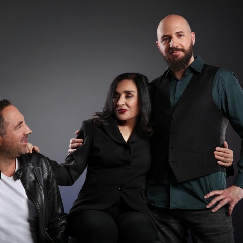 Αιμιλία Σαρρή, Γιάννης Γεωργάνος στο Γυάλινο Up Stage