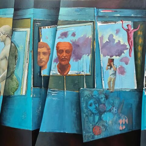 Βαγγέλης, Παππάς, Ι.Υ.Σ. (Ιστορικός Υπόγειος Συρμός) Η γέννηση της Φιλοσοφίας στην Μικρασία, Μικτή τεχνική