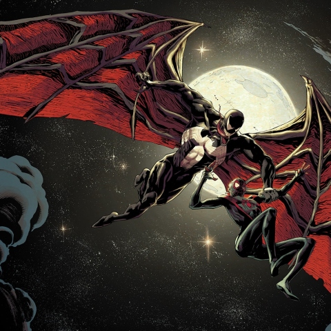 Καρέ από το κόμικ Venom-Rex που κυκλοφορεί από τις εκδόσεις Οξύ Comics