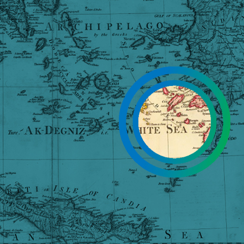 Χάρτης Ελλάδας 19ου Αιώνα. Δωδεκάνησα