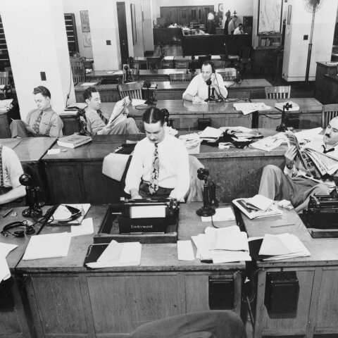 Δημοσιογράφοι της εφημερίδας New York Times στα μέσα του 20ού αιώνα