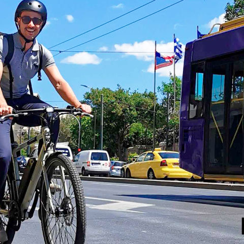 Μετακίνηση με ποδήλατο στην Αθήνα