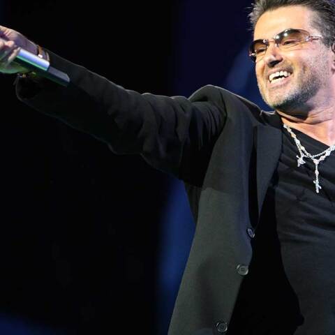 Στιγμιότυπο από συναυλία του George Michael στο ΟΑΚΑ