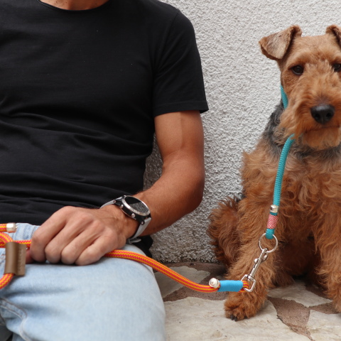 Χειροποίητο λουράκι για σκύλους hold dog