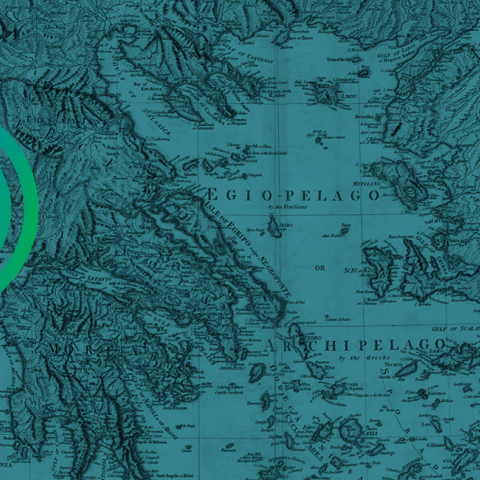 Χάρτης Ελλάδας 19ος αιώνας. Επτάνησα 