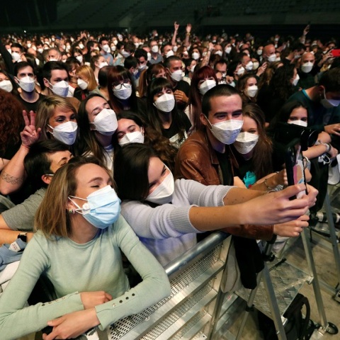 Συναυλία - πείραμα με 5.000 θεατές στην Ισπανία 