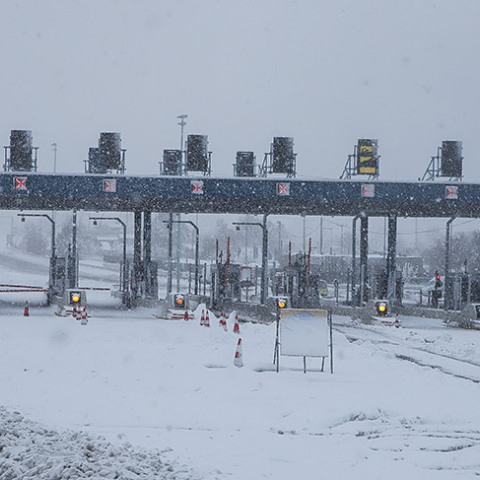 Καπανδρίτι - Χιονόπτωση 