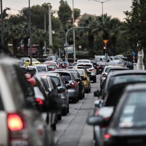 Κυκλοφοριακό «χάος» στους δρόμους της Αθήνας