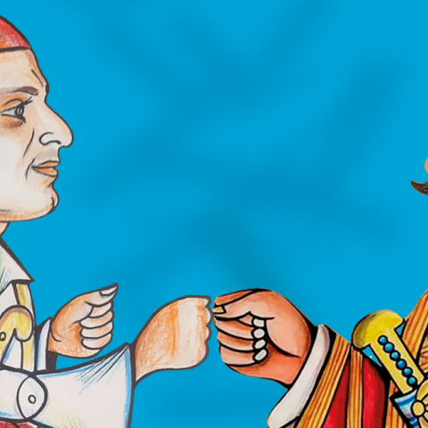 O Γιώργος Παυριανός και ο στρατηγός Μακρυγιάννης