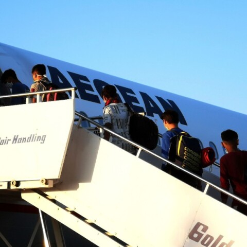 Ολοκλήρωση της αναχώρησης των 406 ασυνόδευτων παιδιών από τη Λέσβο