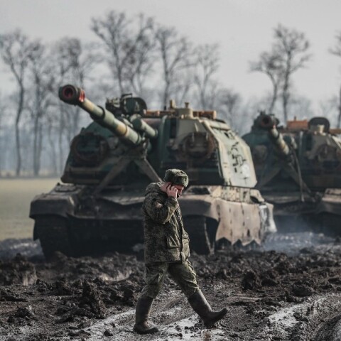 Στρατιώτες στην περιοχή του Ντονμπάς