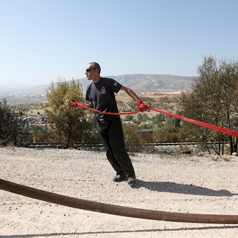 Πυρκαγιά στο Ποικίλο Όρος -Ασπρόπυργος  