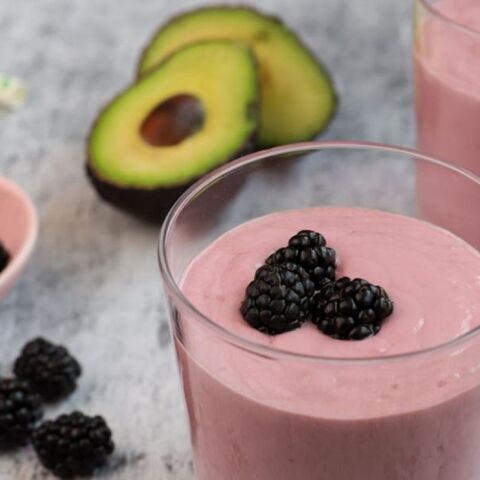 Smoothie με blueberries και αβοκάντο