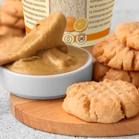 Νηστίσιμα κουλουράκια με Μακεδονικό Ταχίνι με Πορτοκάλι