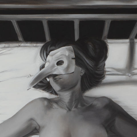 Πίνακας ζωγραφικής "Waiting" του Γιώργου Aργυρόπουλου