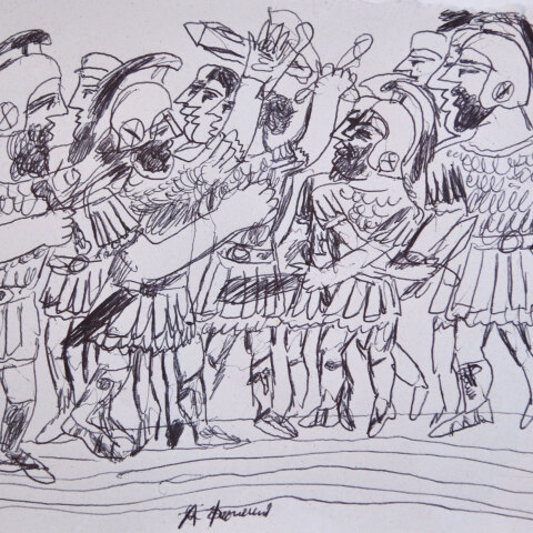 Αλέκος Φασιανός, Μαραθώνιος, μετάλλιο