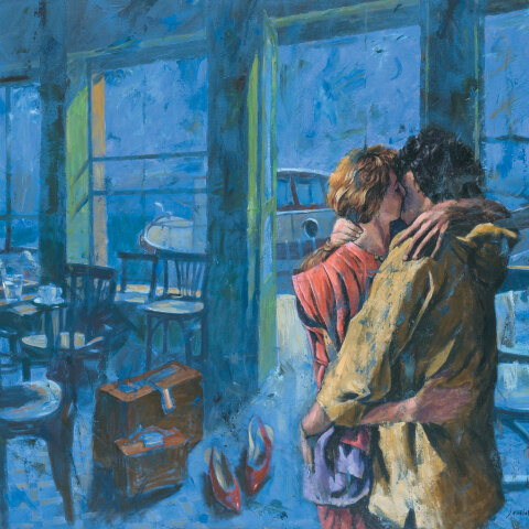 Έργο «Το φιλί», του Παύλου Σάμιου