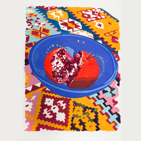 Never too late: Η πρώτη ατομική έκθεση ζωγραφικής της Ρόδης Κωνσταντόγλου