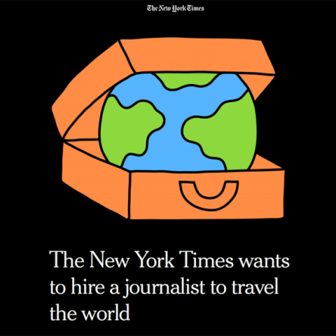 Aυτόν που θα ταξιδέψει τον κόσμο έναντι αμοιβής προσλαμβάνουν οι New York Times 