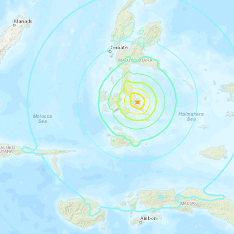Ινδομησία / Σεισμός
