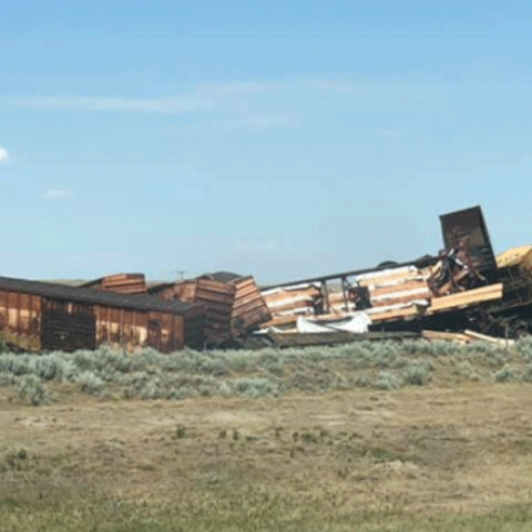 Εκτροχιασμός τρένου στον Καναδά