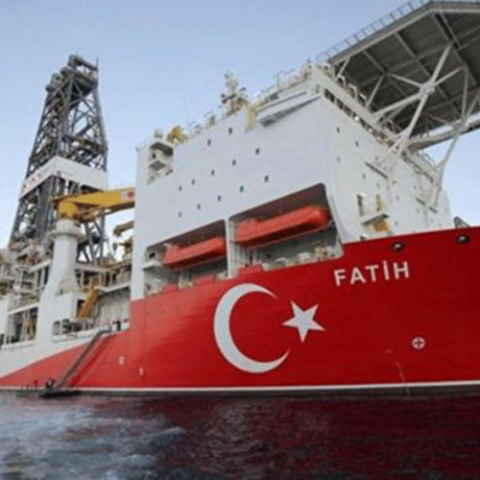 To τουρκικό γεωτρύπανο Fatah / MarineTrafic.com