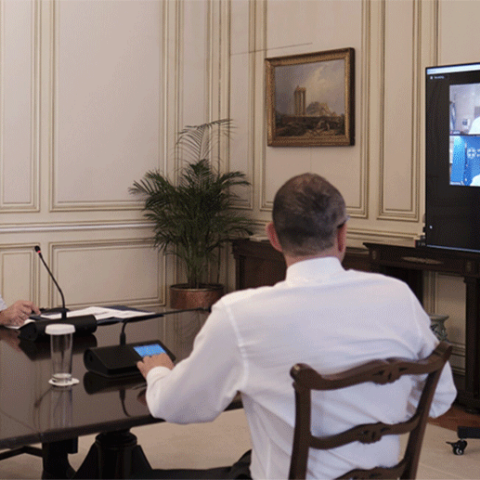 Τηλεδιάσκεψη Μητσοτάκη