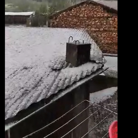 Χαλάζι στην Κοζάνη