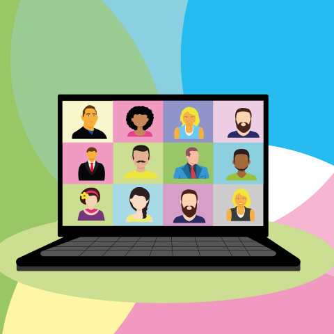 Εικονογράφηση τηλεδιάσκεψης