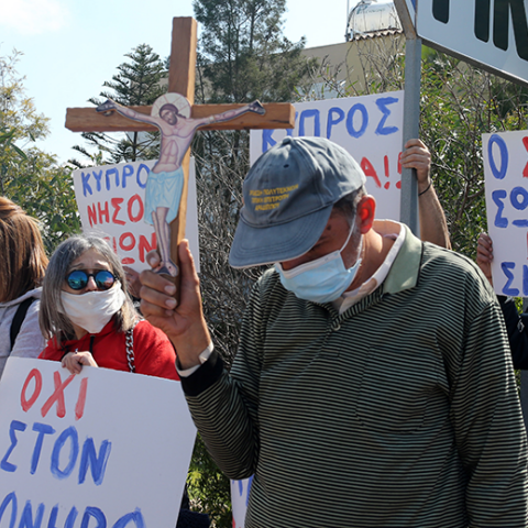 Eurovision - Κύπρος: Διαμαρτυρία έξω από το ΡΙΚ για «El Diablo»
