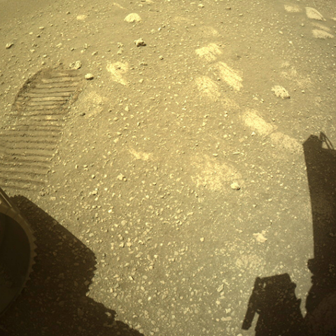 To ρομποτικό ρόβερ Perseverance της NASA, ατα πρώτα του βήματα στον Άρη