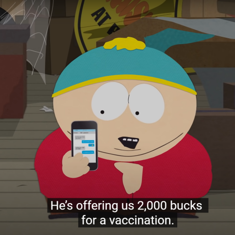 «South ParQ Vaccination Special»: To νέο επεισόδιο της πολυβραβευμένης σειράς επικεντρώνει στο εμβόλιο του COVID-19 και κάνει παγκόσμια πρεμιέρα στις 10 Μαρτίου