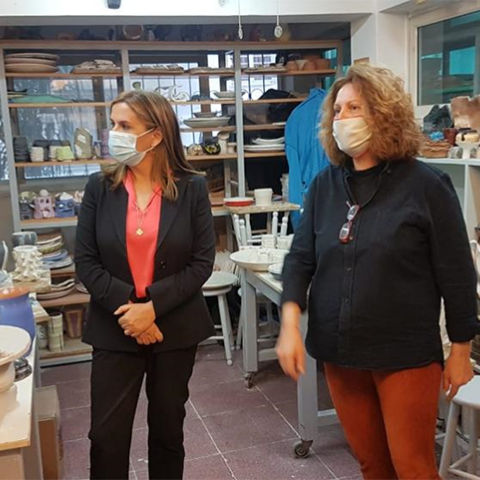 Tο ΚΕΘΕΑ-ΔΙΑΒΑΣΗ επισκέφτηκε η Υφυπουργός Υγείας, Ζωή Ράπτη