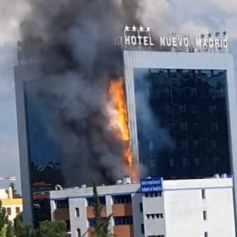 Φωτιά σε ξενοδοχείο της Μαδρίτης