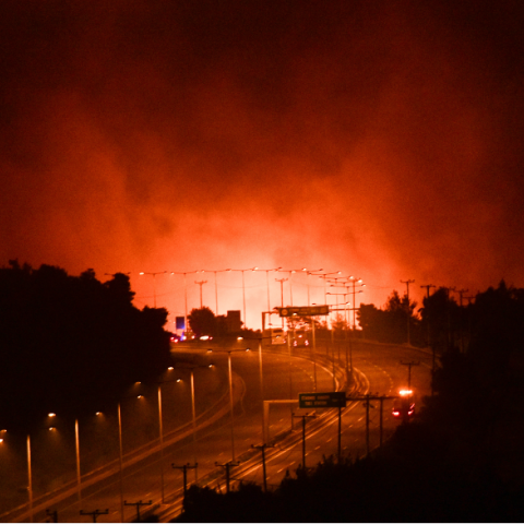 Φωτιά στην Αθήνα