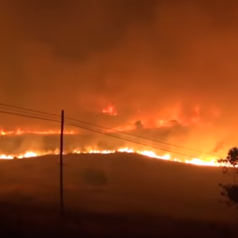 Φωτιά στην Iταλία © YouTube/Guardian