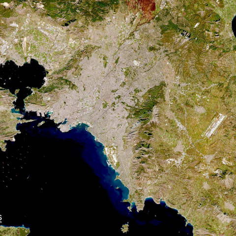 Η Αθήνα από ψηλά: Εντυπωσιακή δορυφορική φωτογραφία από ύψος 786 χιλιομέτρων