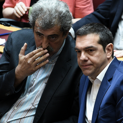 Παύλος Πολάκης - Αλέξης Τσίπρας © ΚΟΝΤΑΡΙΝΗΣ ΓΙΩΡΓΟΣ EUROKINISSI   