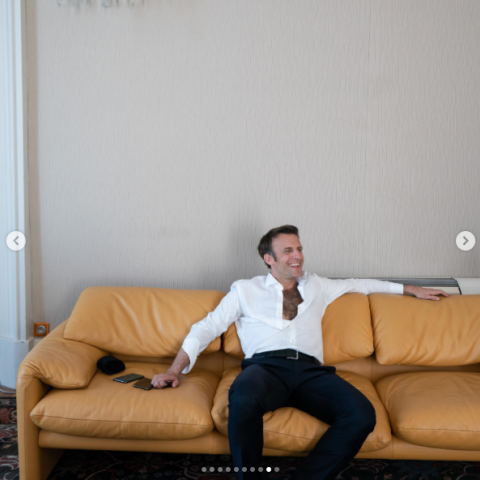 French president Emmanuel Macron faces a worrying challenge from far-right Marine Le Pen in a nervy run-off next week.