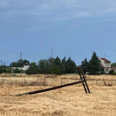 Χαλαζόπτωση έπληξε χωριά του Κιλελέρ - Ξηλώθηκαν δέντρα και κολώνες