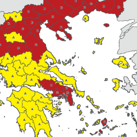 Υγειονομικός χάρτης για τον κορωνοϊό 