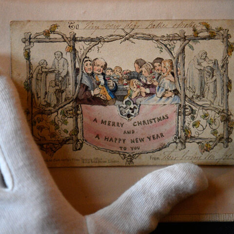 Η πρώτη χριστουγεννιάτικη κάρτα παγκοσμίως