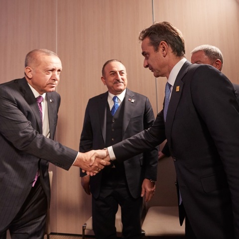 Κυριάκος Μητσοτάκης - Ρετζέπ Ταγίπ Ερντογάν