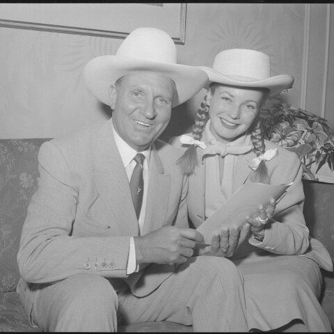 Ο Gene Autry και η Gail Davis