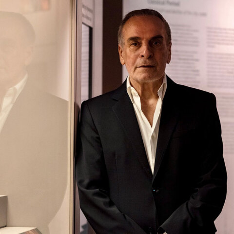 Ο Νικόλαος Καλτσάς στο Μουσείο Κυκλαδικής Τέχνης