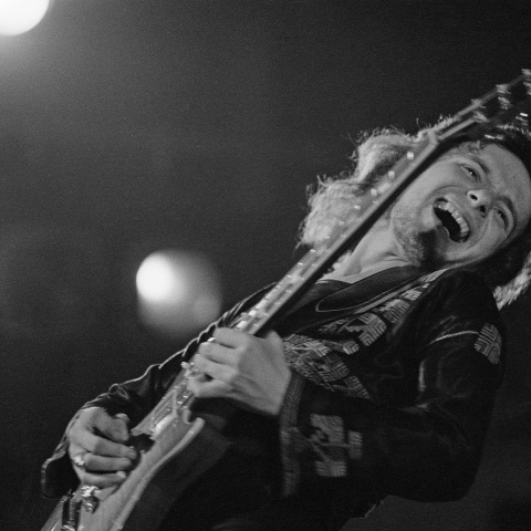 Ο κιθαρίστας Paul Kossoff σε συναυλία των Free