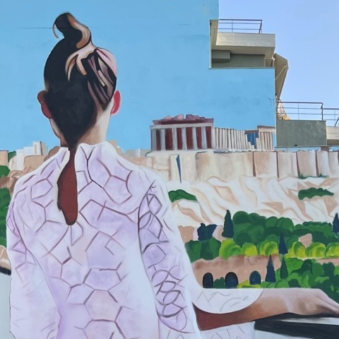 Hambas: Ο street artist που δίνει φωνή στους κοινωνικά αδύναμους μέσω της τέχνης του δημιούργησε μια νέα τοιχογραφία κατά της φτώχειας στου Ψυρρή.