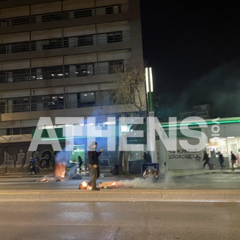 Επεισόδια στο κέντρο της Αθήνας