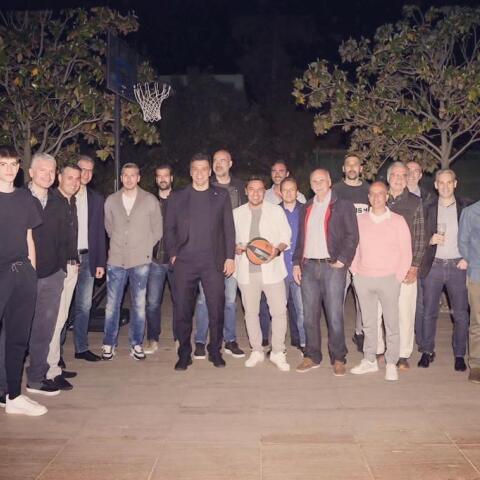 Δημήτρης Διαμαντίδης, Φραγκίσκος Αλβέρτης, Βασίλης Κικίλιας και άλλοι καλαθοσφαιριστές συναντήθηκαν σε μια ιδιαίτερη μπασκετική βραδιά.