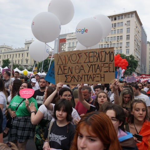 Athens Pride 2023 - Στιγμιότυπο από την παρέλαση Υπερηφάνειας